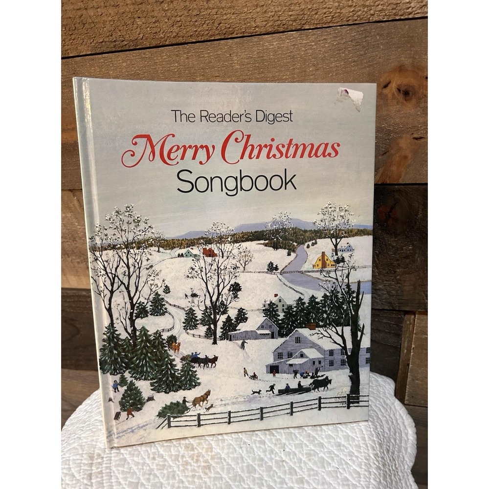 Merry Christmas Songbook Reader's Digest 1981 Classic Carols Choir Sheet Music